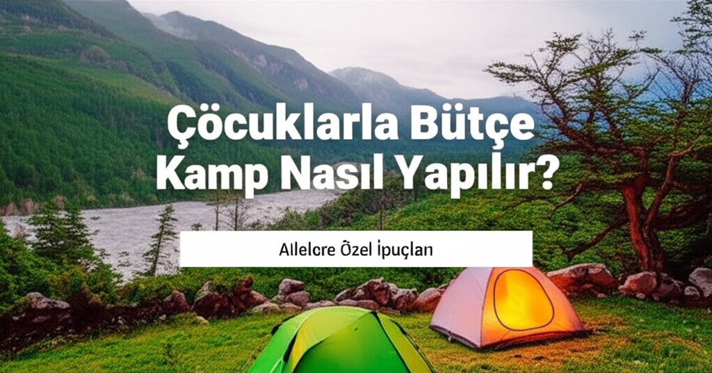 Çocuklarla Bütçe Dostu Kamp Nasıl Yapılır? Ailelere Özel İpuçları
