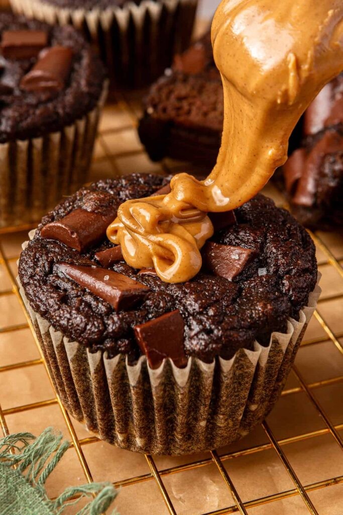 Hazırlığı 5 Dakika! Çifte Çikolatalı Kabaklı Blender Muffinler