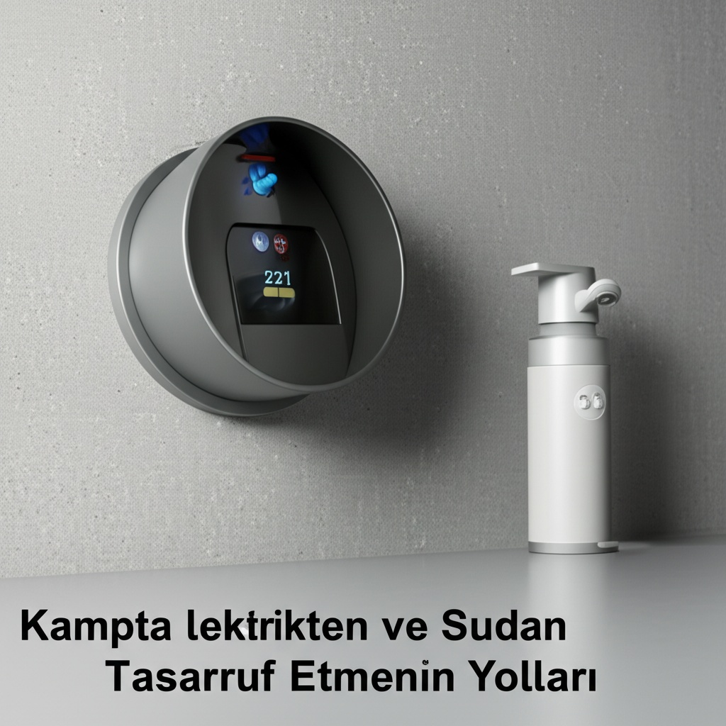 Kampta Elektrikten ve Sudan Tasarruf Etmenin Yolları